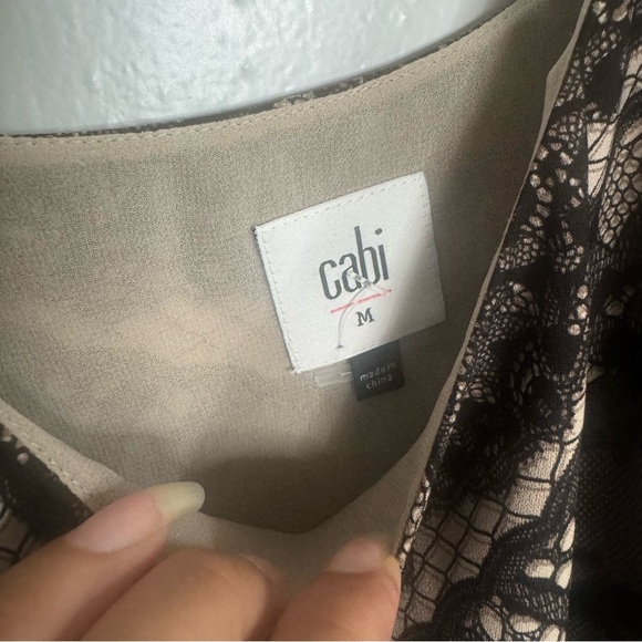 Cabi monaco Lace print  3278 Size Medium - Picture 5 of 6